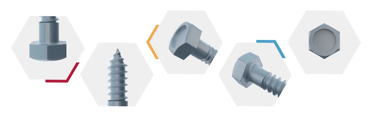 Hexagon Head Wood Screws details